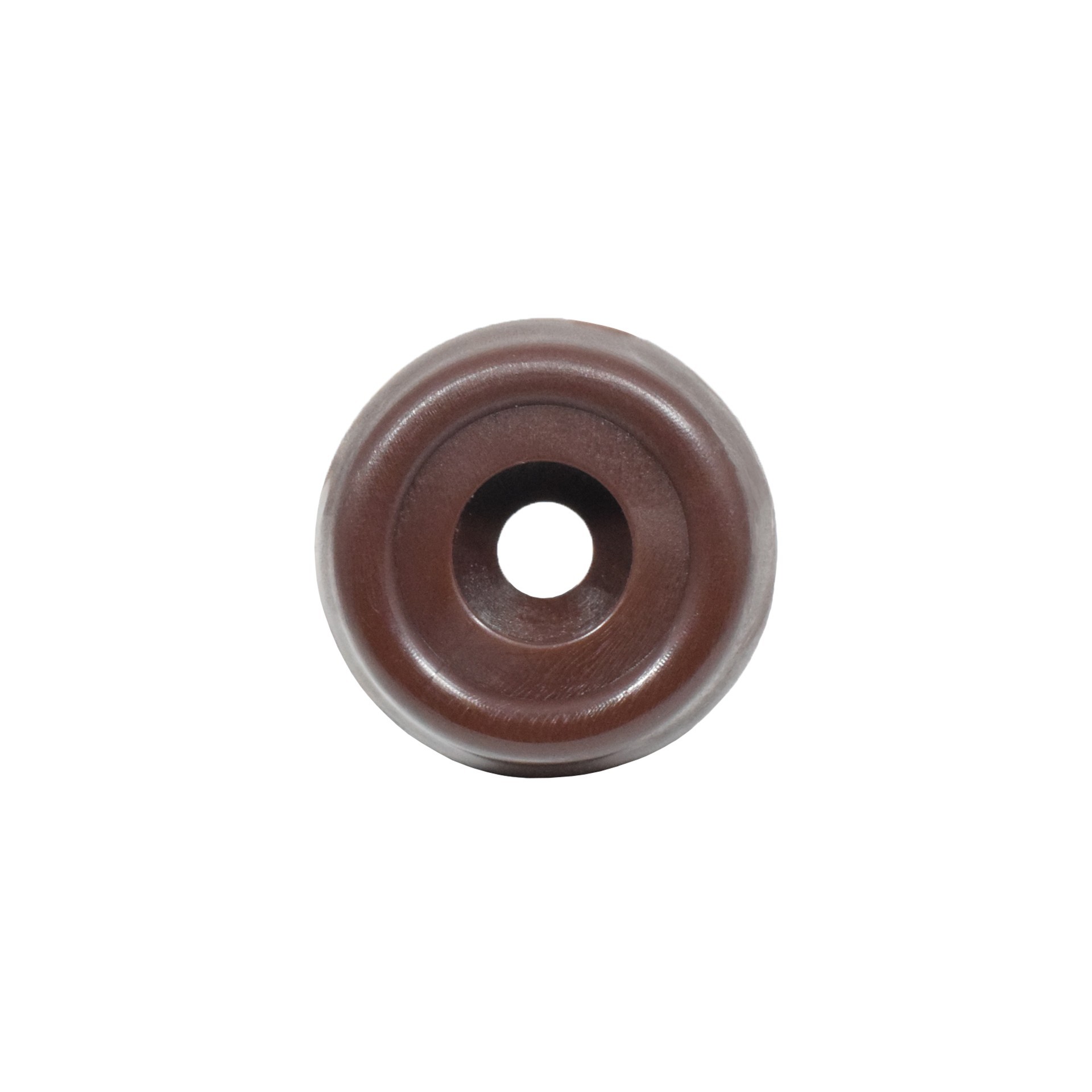 Kunststoffgleiter zum Schrauben 20 mm braun