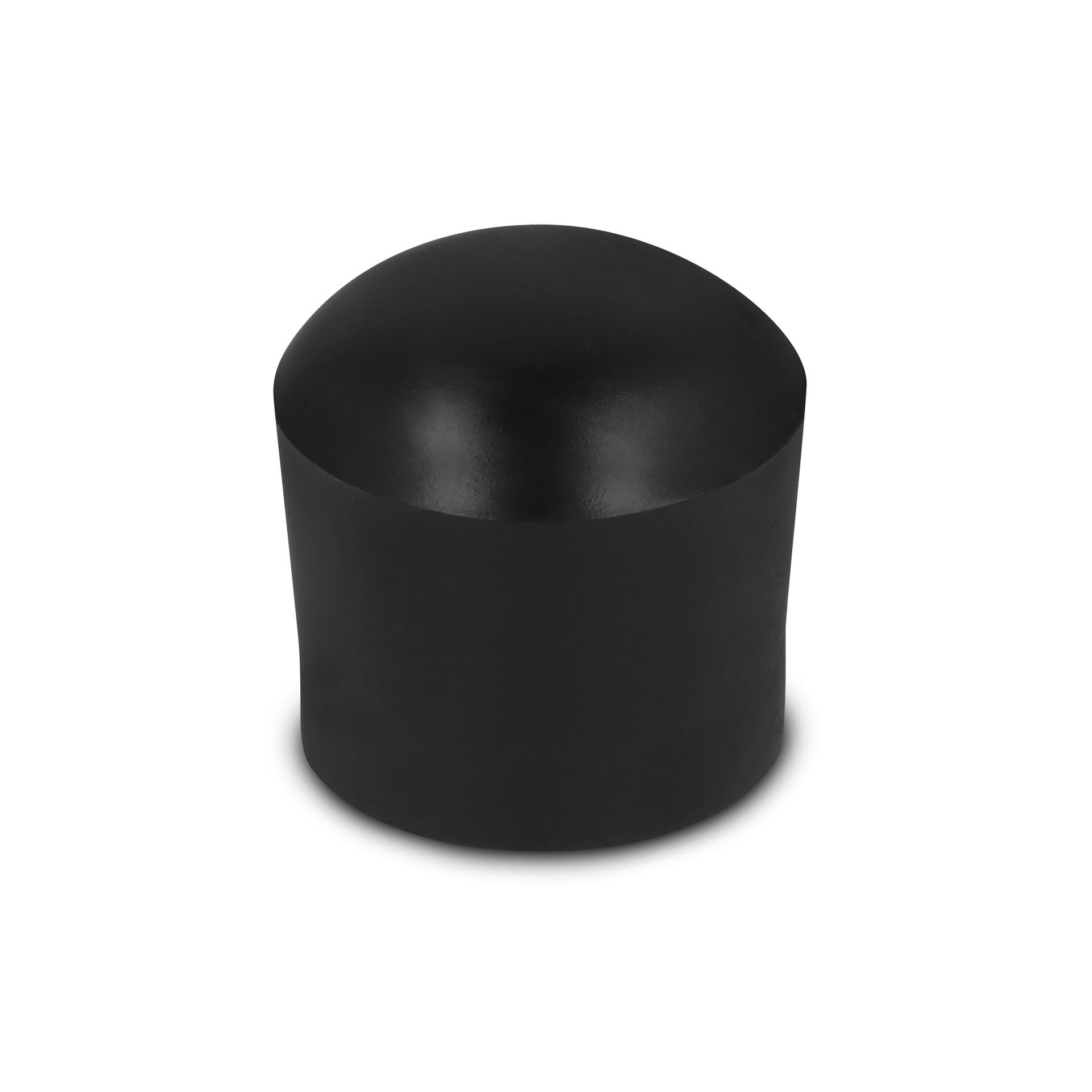 Runde Kappen schwarz 15 mm