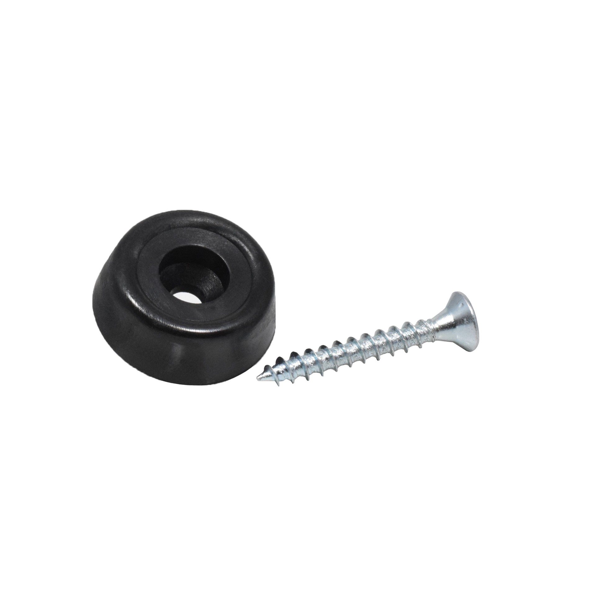 Kunststoffgleiter zum Schrauben 20 mm schwarz