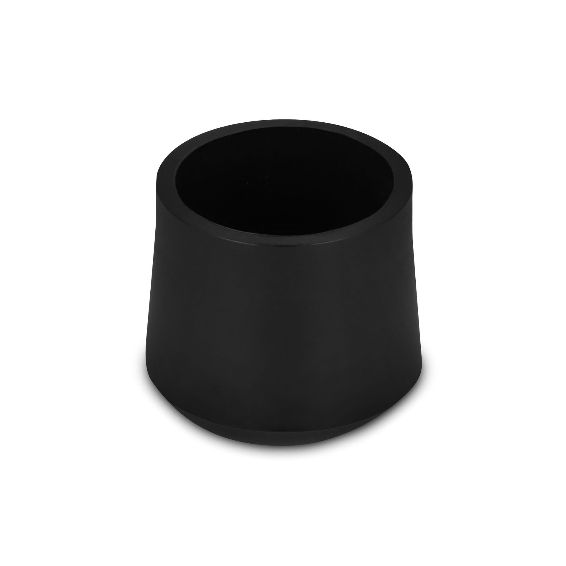 Runde Kappen schwarz 15 mm
