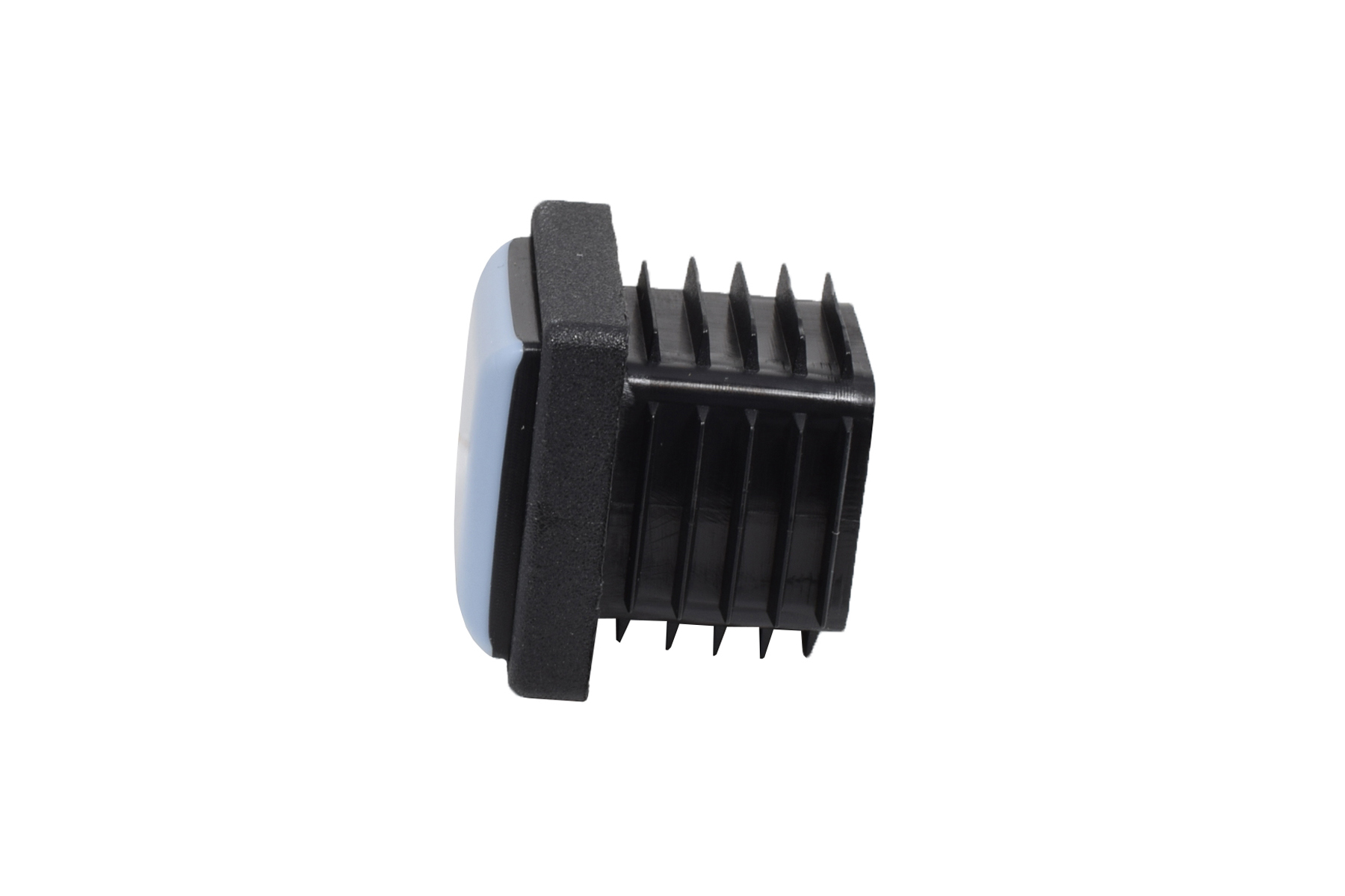 Teflon Stopfen für quadratische Rohre 25 x 25 mm