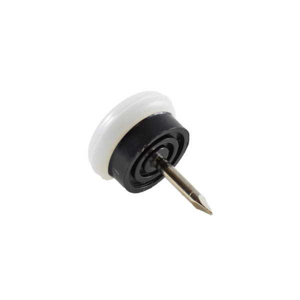 Möbelgleiter Kunststoff mit Nagel 18 mm