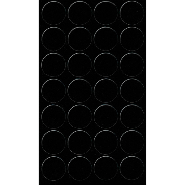 Abdeckkappen Schwarz 20 mm