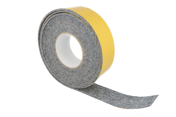 Filzband selbstklebend grau Breite: 50 mm