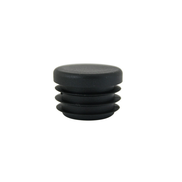 Runde Stopfen schwarz 32 mm