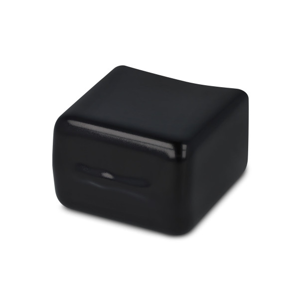 Stuhlbeinkappen schwarz 45 x 30 mm