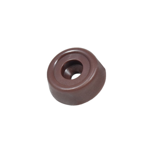 Kunststoffgleiter zum Schrauben 20 mm braun