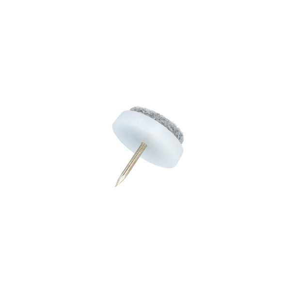 Filzgleiter mit Nagel weiss 20 mm