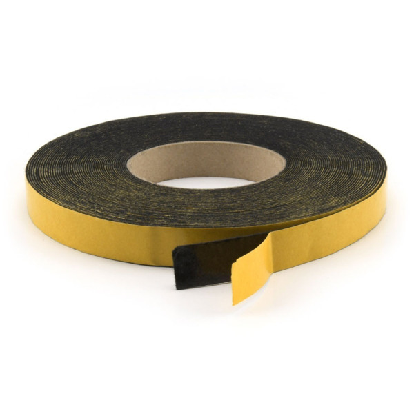 Filzband 1 mm selbstklebend 25 mm dunkel