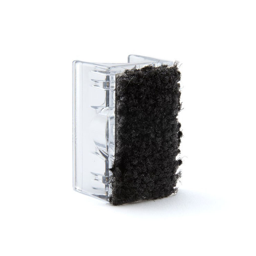 Klemmschalengleiter Ø 22-25mm schwarz Kunststoff Zapfen Gleiter Freischwinger 