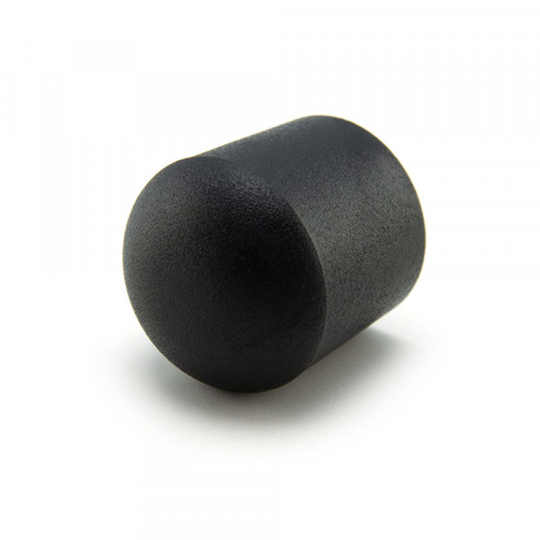 Runde Kappen schwarz 6 mm