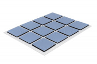 PTFE Klebegleiter dünn eckig 22 x 22 mm PTFE Klebegleiter dünn eckig 22 x 22 mm