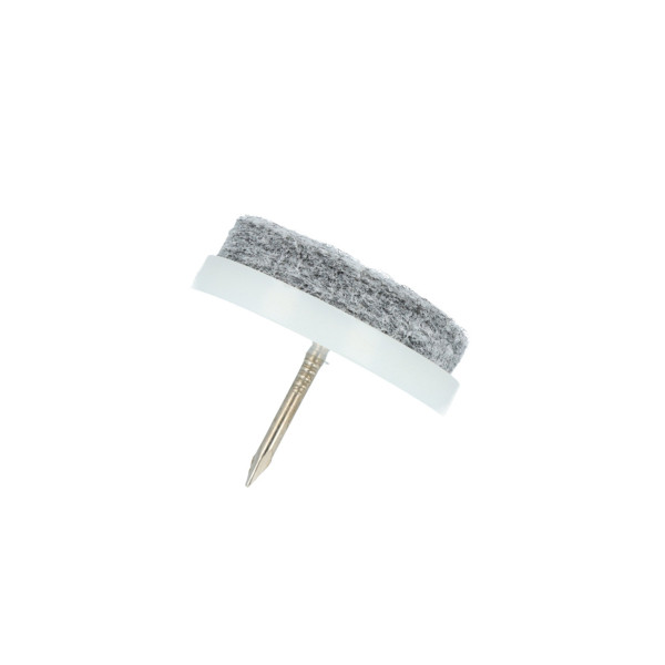 Filzgleiter mit Nagel weiss 28 mm