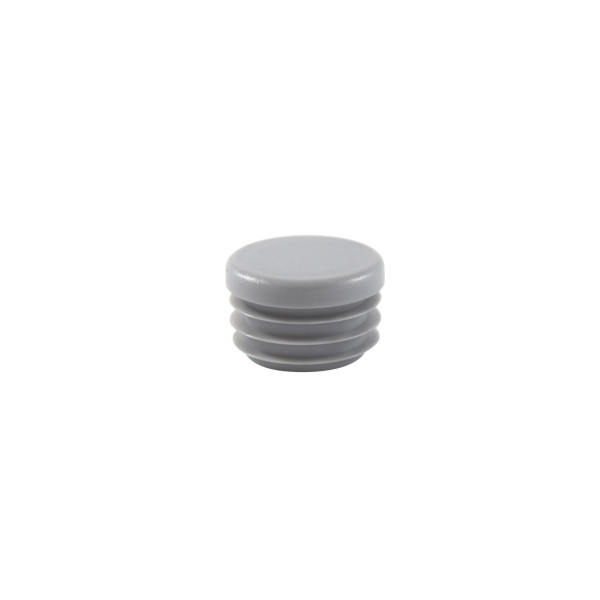 Runde Stopfen grau 34 mm