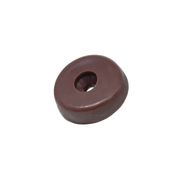 Kunststoffgleiter zum Schrauben 25 mm braun