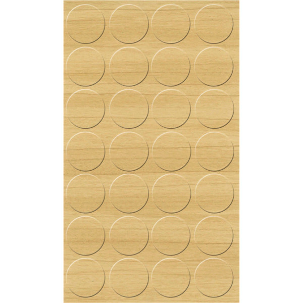 Abdeckkappen Birke 20 mm